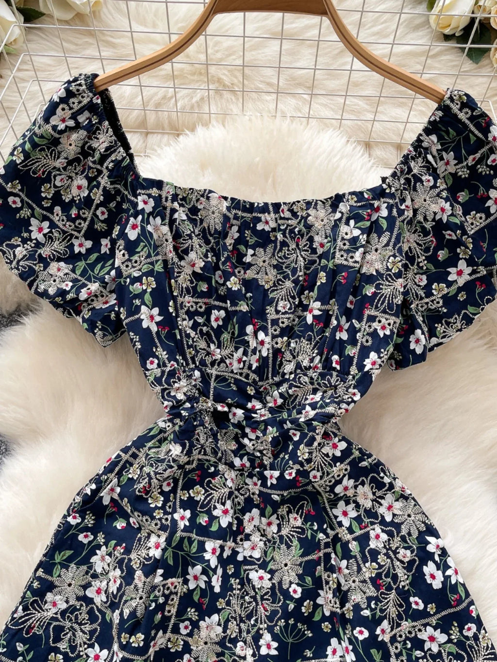Women Floral Romper Off Shoulder Ruffle Sleeve Shorts Jumpsuit Cute Elegant Fit Body Summer Outfit 2025 Trendy Clothing